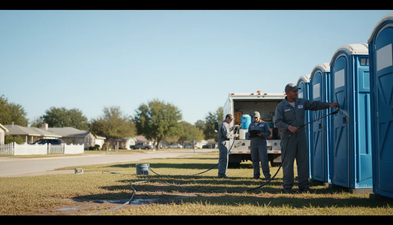 Long-Term Portable Toilet Rental in Artesia Wells, TX near me